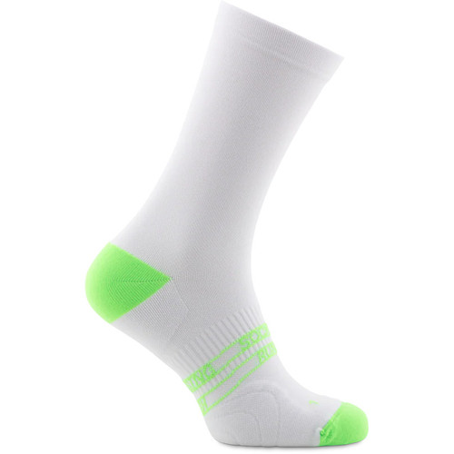 Sockeloen Running Socks White/Neon Green