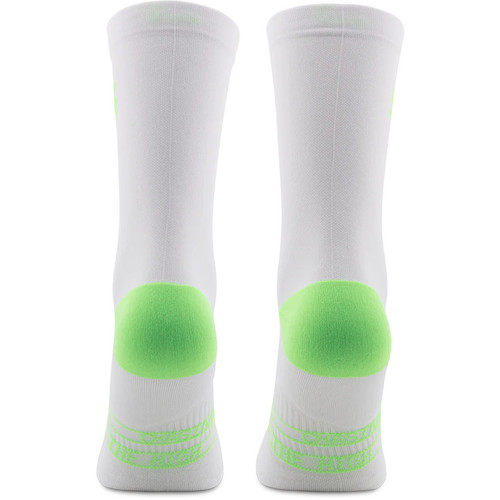 Sockeloen Running Socks White/Neon Green
