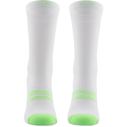 Sockeloen Running Socks White/Neon Green