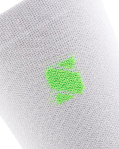Sockeloen Running Socks White/Neon Green