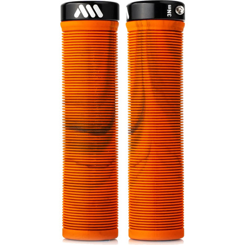 All Mountain Style Barcode Grips - Orange Camo