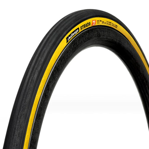 Challenge Strada Pro Tan Folding Tyre