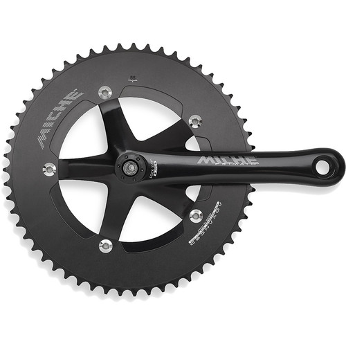 Miche Pista Advanced Crankset Black 165mm
