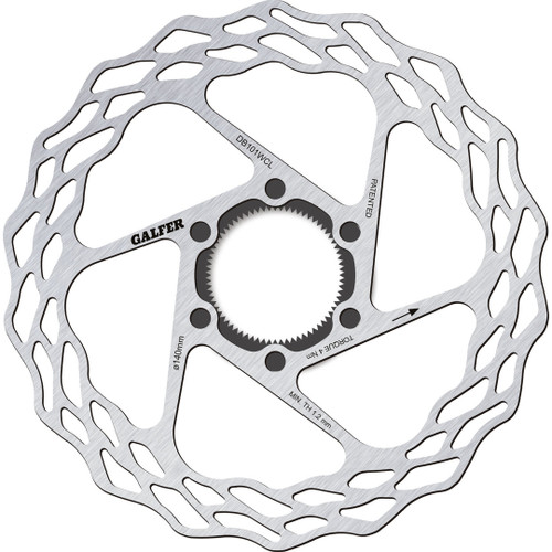 Galfer Bike Road Wave Fixed 1.8mm Centrelock Disc Brake Rotor