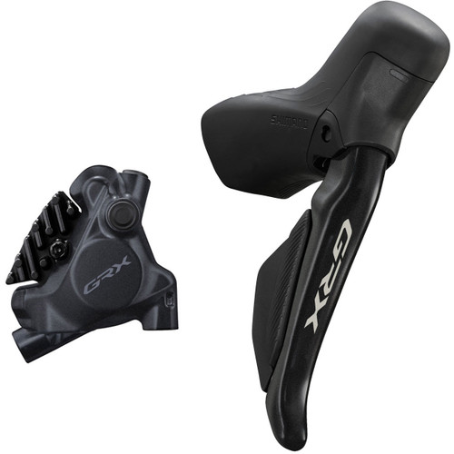 Shimano GRX Di2 RX717 Shift Brake Levers with BR-RX410 Disc Brake