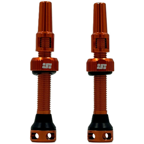 JetBlack JetValve Tubeless Valves 44mm Orange
