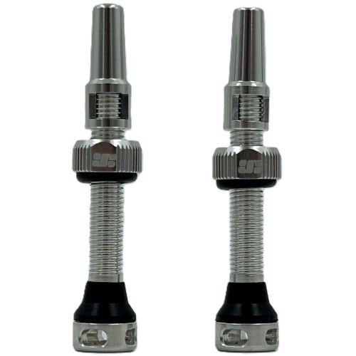 JetBlack JetValve Tubeless Valves 44mm Silver
