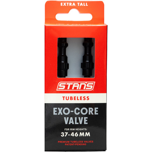 Stans NoTubes Exo-Core Tubeless Valves Black Extra Tall