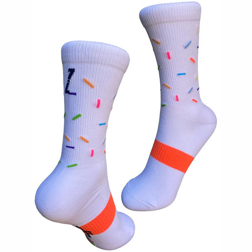 Zeffz Confetti Sock White