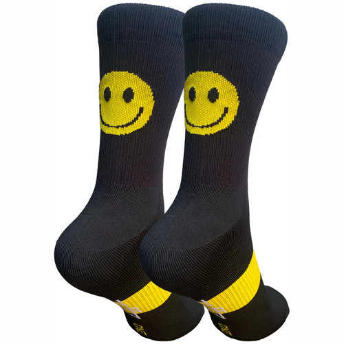 Zeffz Just Smile Sock Black