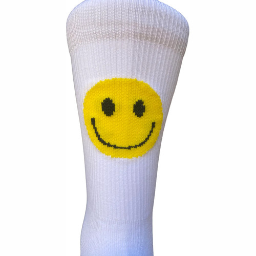 Zeffz Just Smile Sock White