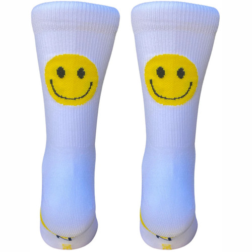 Zeffz Just Smile Sock White