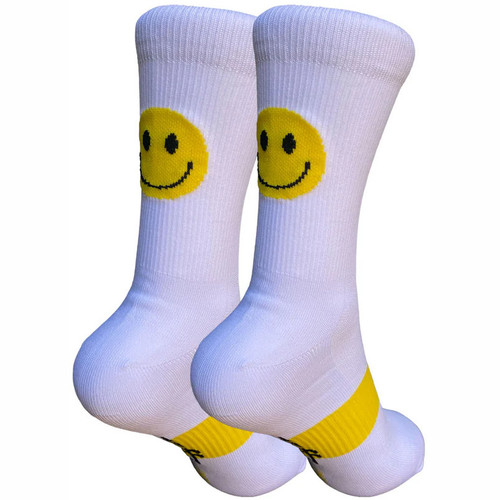 Zeffz Just Smile Sock White