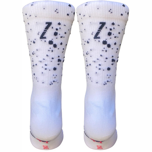Zeffz Speckle Sock White/Black