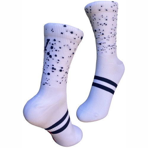 Zeffz Speckle Sock White/Black