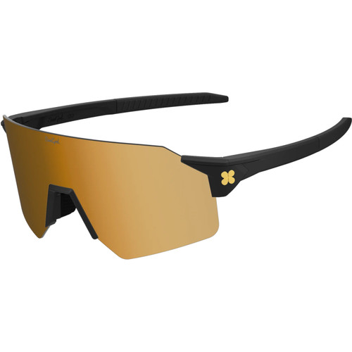 Sungod Airas Matte Black with Gold Lens