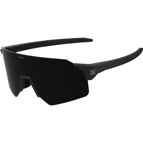 Sungod Airas Matte Black with Smoke Lens