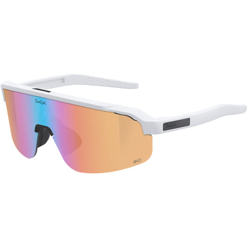 Sungod Forty2s Matte White with HV Iris Blue Lens