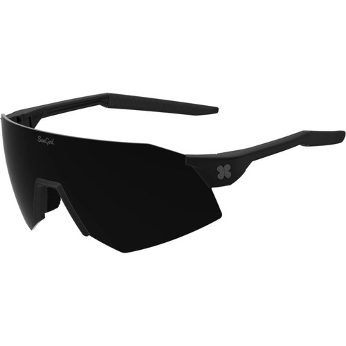 Sungod Ultras Matte Black with Smoke Lens