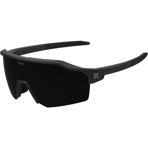 Sungod Velans Matte Black with Smoke Lens