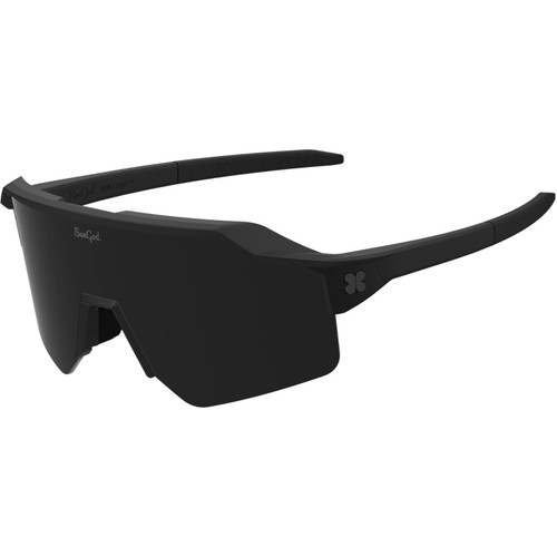 Sungod Vulcans Matte Black with Smoke Lens