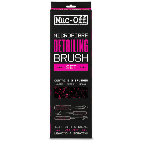 Muc-Off Microfibre Brush Set x 3