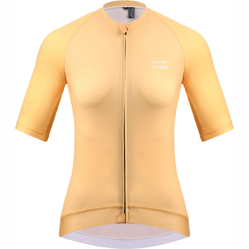 Caffeine and Cranks Pinnacle Jersey Rust Womens