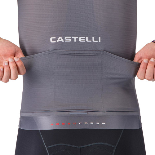 Castelli Aero Race 8S Jersey Smoky Gray