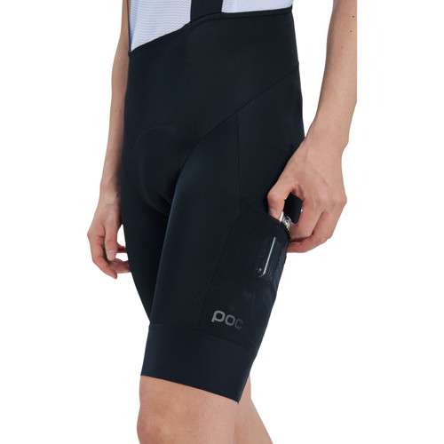 POC Mens Cadence Cargo Bib Shorts Uranium Black