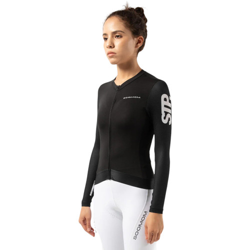 Soomom Womens Base STP LS Jersey Black