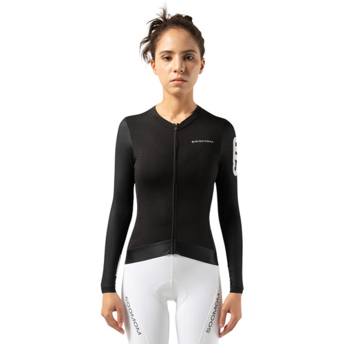 Soomom Womens Base STP LS Jersey Black