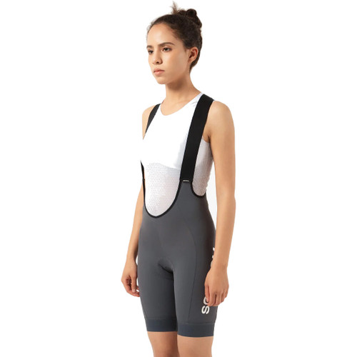 Soomom Womens Base Studio Edition Bib Shorts Deep Grey