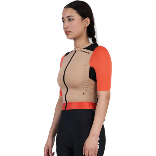 Soomom Womens Escape Trailblock Cycling Jersey Flame