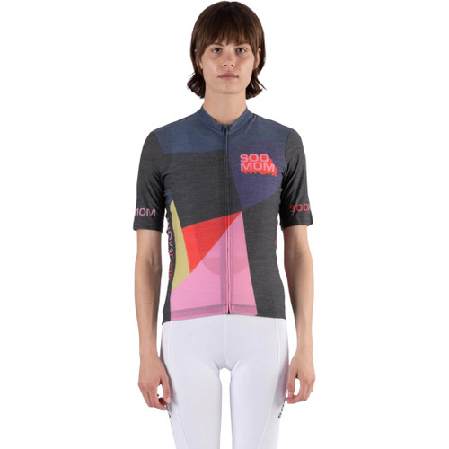 Soomom Womens Soomom x Spin Spin Art Series Merino Jersey Blocking