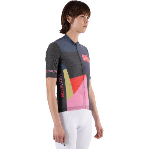 Soomom Womens Soomom x Spin Spin Art Series Merino Jersey Blocking