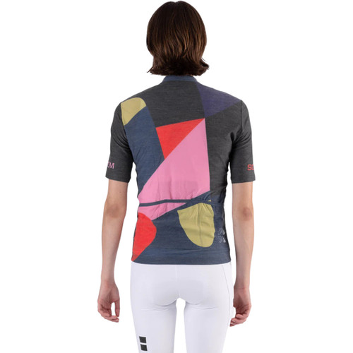 Soomom Womens Soomom x Spin Spin Art Series Merino Jersey Blocking