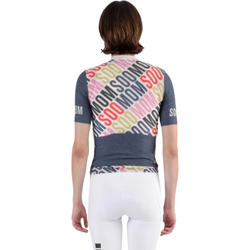 Soomom Womens Soomom x Spin Spin Art Series Merino Jersey Slipstream