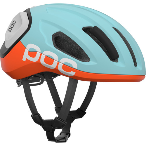POC Amidal Road Helmet Indicolite Blue Matt/Carnelian Orange Matt