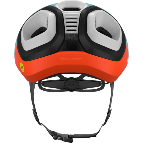 POC Amidal Road Helmet Indicolite Blue Matt/Carnelian Orange Matt