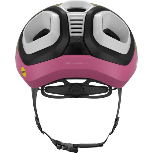 POC Amidal Road Helmet Olivine Green Matt/Thulite Pink Matt