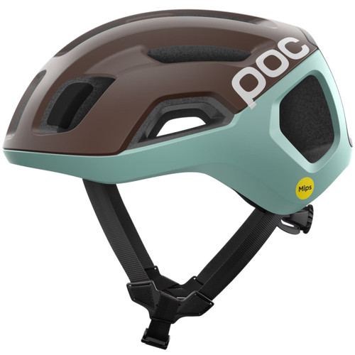 POC Ventral Air MIPS Road Helmet Bronzite Brown Matt/Lazurite Blue Matt