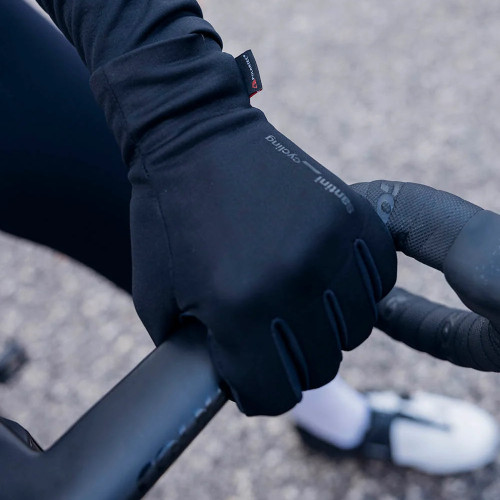 Santini Vega Plus Winter Gloves Black