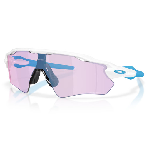 Oakley Radar EV Path Matte White W/ Prizm Transitions Cobalt Lens