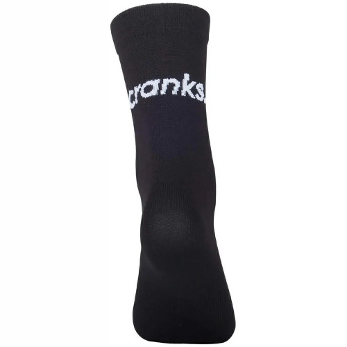 Caffeine and Cranks Socks Cranks Logo Black