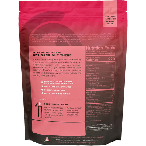 Tailwind Recovery Mix 1.2kg Strawberry