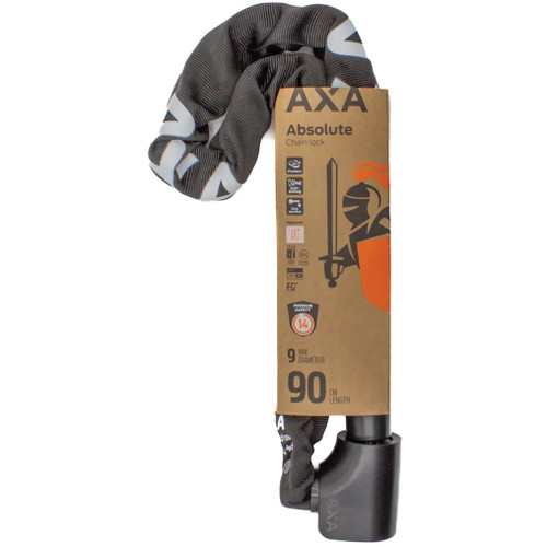 AXA Absolute 90cm x 9mm Chain Key Lock
