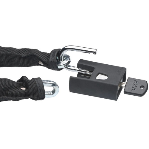AXA Clinch +105cm x 7mm Black Chain Key Lock