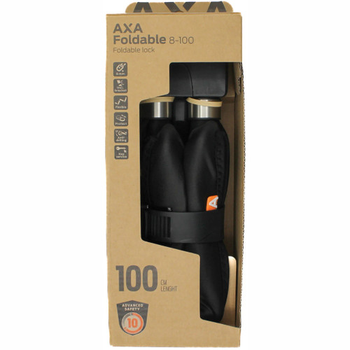 AXA Foldable 100cm x 8mm Folding Key Lock