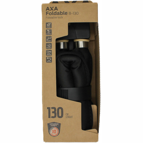 AXA Foldable 130cm x 8mm Folding Key Lock