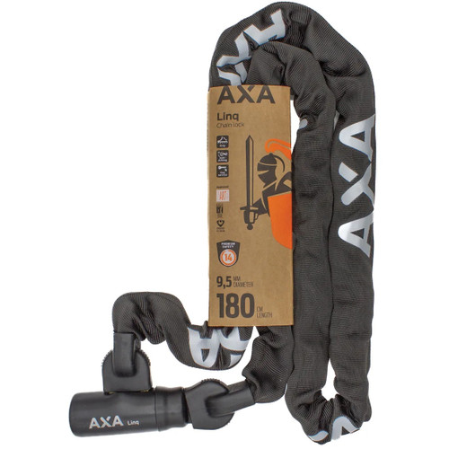 AXA Linq 180 Art 2 180cm x 9.5mm Chain Key Lock